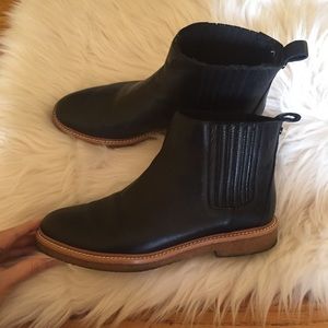 botkier chelsea faux shearling lined boot